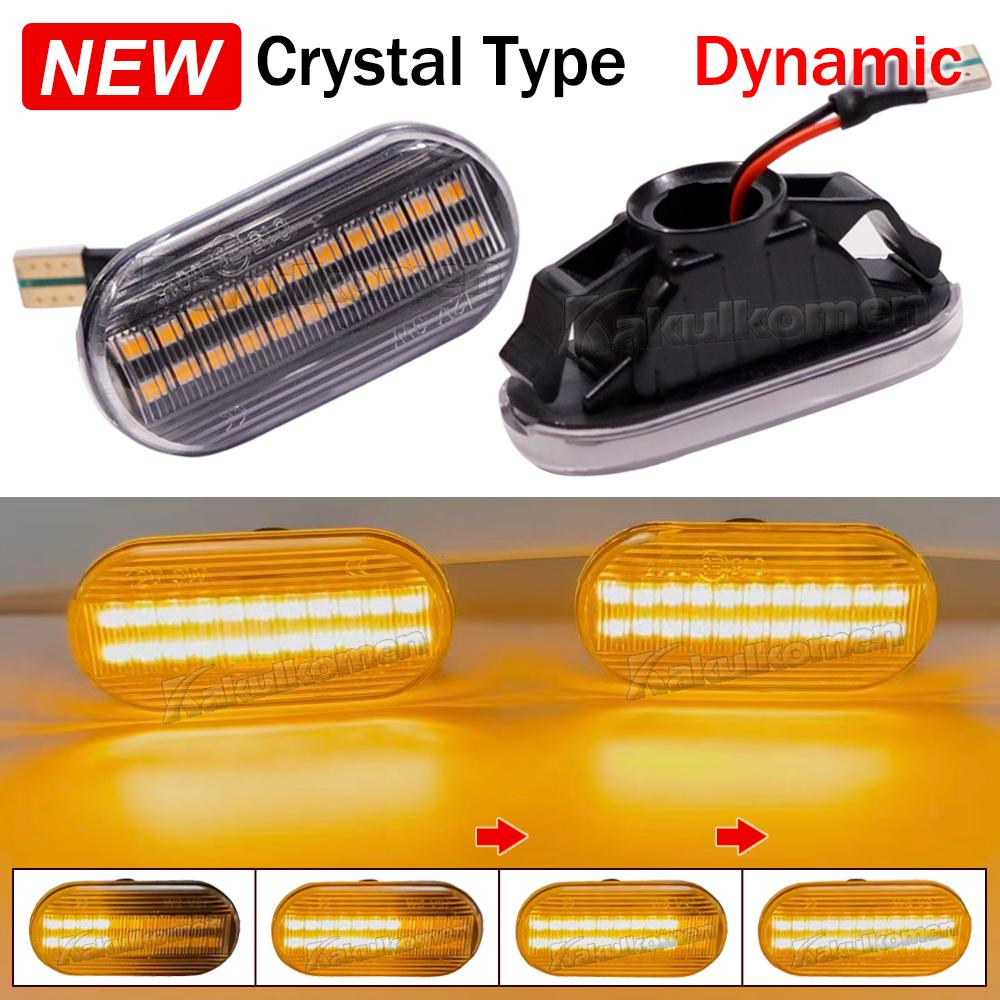 1 Pair Blinker Signal Lamp LED Car Dynamic Side Marker Turn Signal Light For Nissan Qashqai Navara Micra 350Z Note Pathfinder