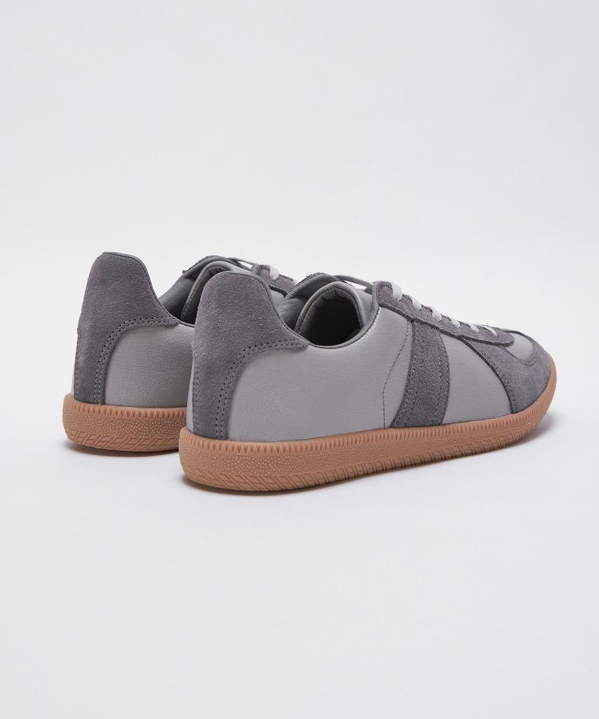 Analog Mood German Army Suede Leather Sneakers (Grey)