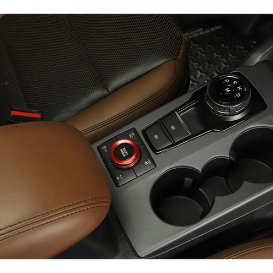 Red 4WD Four-wheel Drive Switch Knob Trim Cover for Ford Bronco Sport -25
