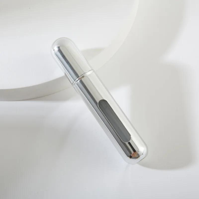 5/10ml Lahvička s rozprašovačem na parfém Mini Přenosná Plnitelná Hliníková Lahvička s Atomizérem Nádobka Plnění Parfému Cestovní Kosmetický Nástroj