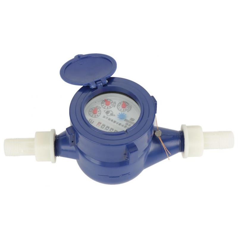 Dn15 Garden Home Plastic Cold Water Meter Single Water Dry Table Measuring Tool