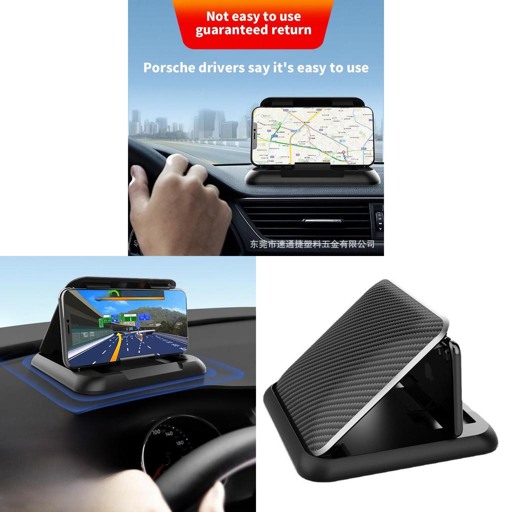 Universal Car Phone Holder With Abs Silicone Material For Car Dashboard Use