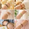 Enamel Butterfly Crystal Bracelet Colorful Children Flower Bangle  Birthday