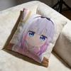 Stylish MMiss Kobayashis Dragon Maidiou Cushion Cover Soft Decorative Pillow Case Suitable for Bedroom Sofa Car Travel Use