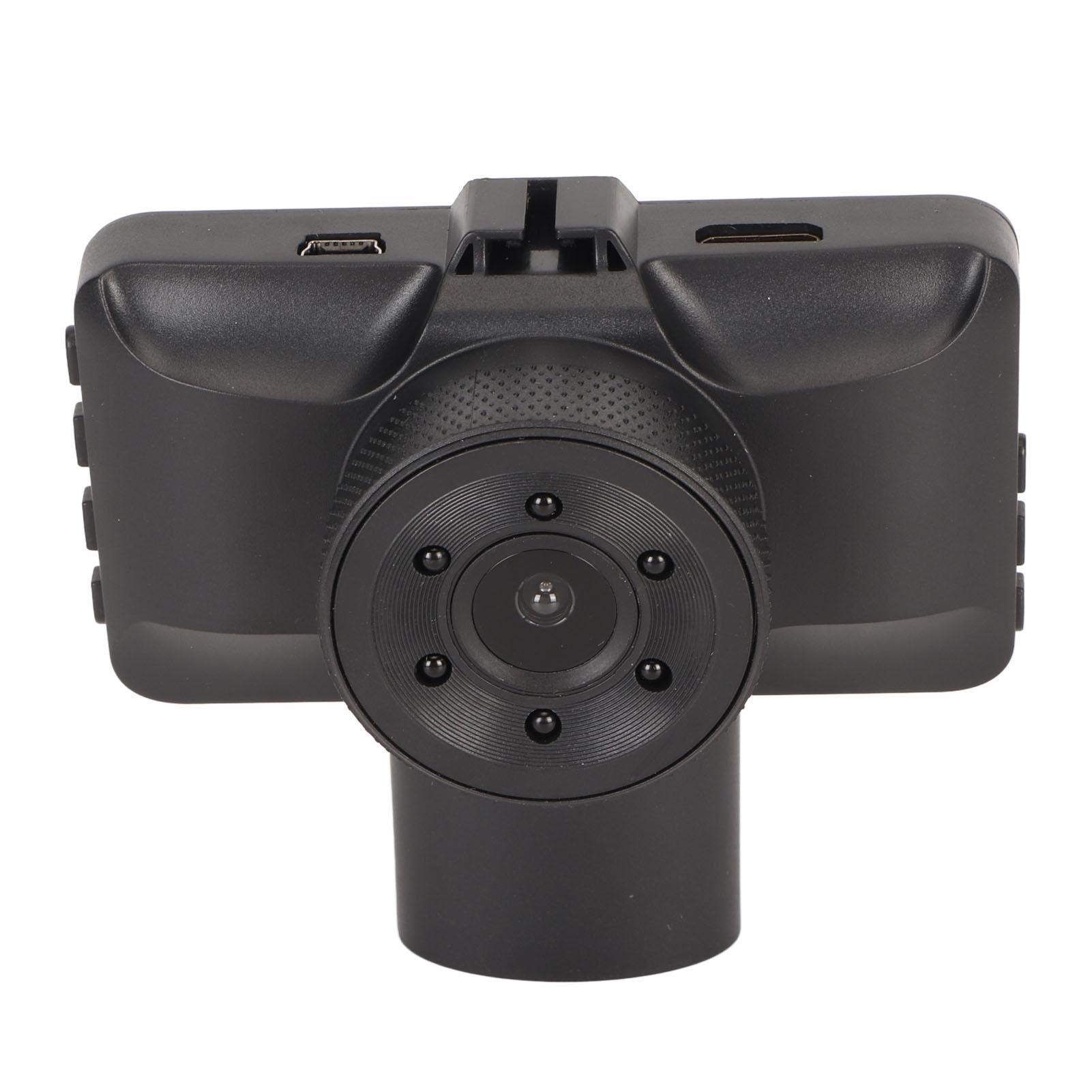 

1080P Автомобильный регистратор трафика Передняя задняя камера 180 мАч 640x360 3,0-дюймовый цветной дисплей Mini USB HD Car