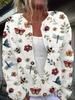 2026 Foreign Trade New 3D Digital Printing Cardigan Knitted Jacket Women's Clothing Early Spring and Autumn Factory Wholesale