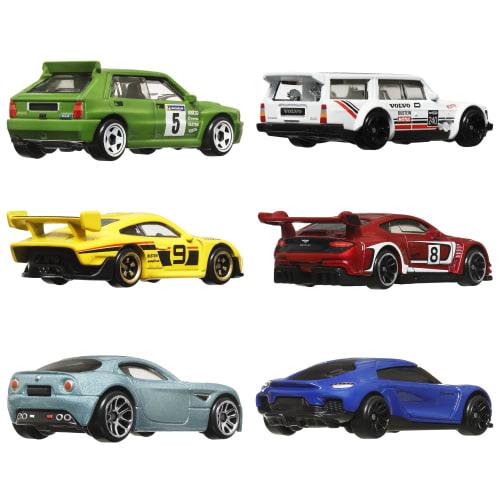 Hot Wheels Euro Style Multi-Pack of 6 Vehicle Toy Mini Cars for Ages 3 and Up (HRX56)