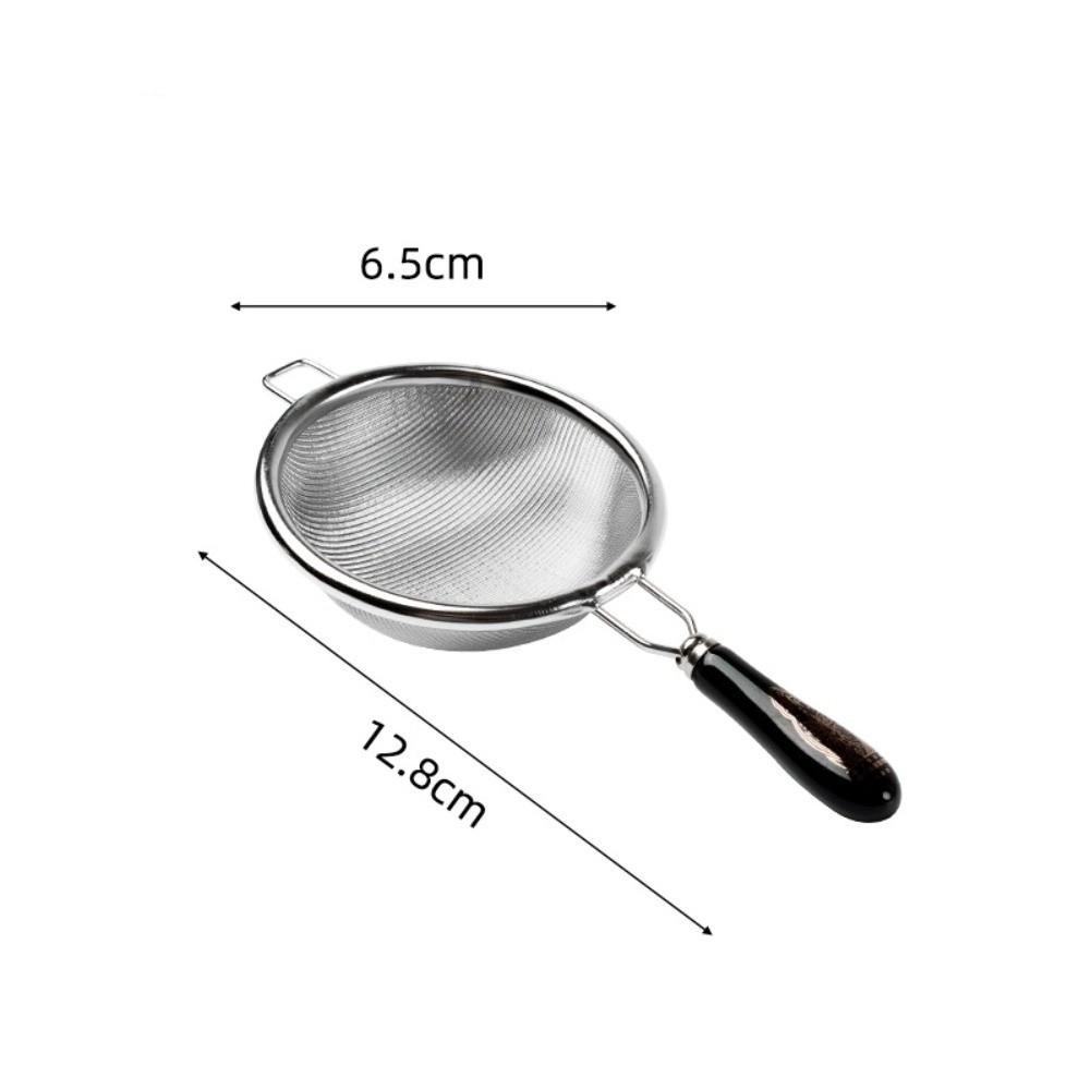 New 304 Stainless Steel Fine Mesh Strainer Long Handle Multi-function Colander Sieve Fine Mesh Oil Strainer Kitchen Baking Tools