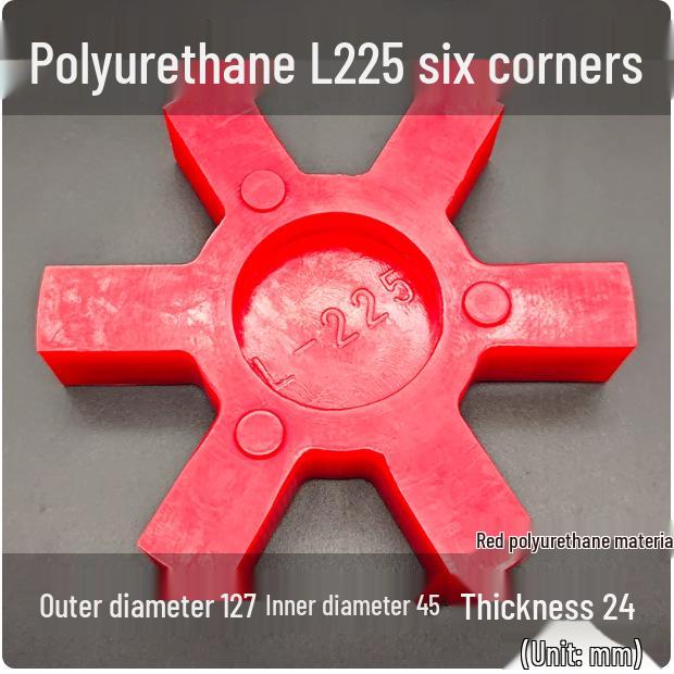 L-Shaped Hexagonal Rubber Shock Absorber Pad
