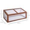 Mini Greenhouse, Small Greenhouse for the Garden, with PC Panels, Good Light Transmission, 100L X 65W X 40H Cm
