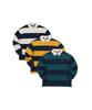 HOTEL CERRITOS Striped Long Sleeve Polo Shirt