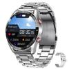 HW20 Waterproof Bluetooth Smart Watch with ECG+PPG, Stainless Steel Strap, Business Edition.