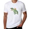 Funny Guinea Pig Riding T Rex Dinosaur T-shirt Man T Shirt Heavy Cotton T Shirts Cotton 100% Anime Tshirt T-shirt