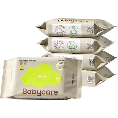 Salviettine Umidificate per Mani e Bocca del Bambino