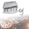Professional 5 Strings Bass Guitar Bridge Metal Bass Electric Guitar Bridge Guitar Parts Accessories Chrome with Screws