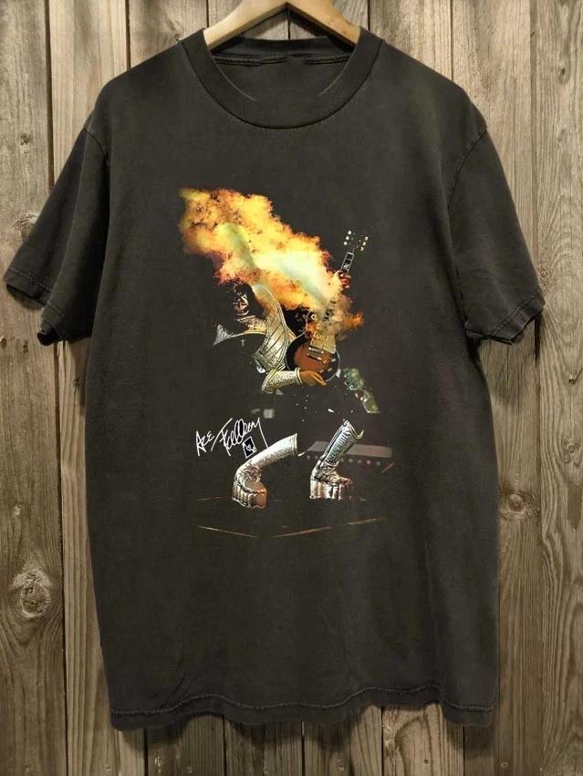 Ace Frehley Guitarist Tee Shirt Classic Black Unisex S-5XL L