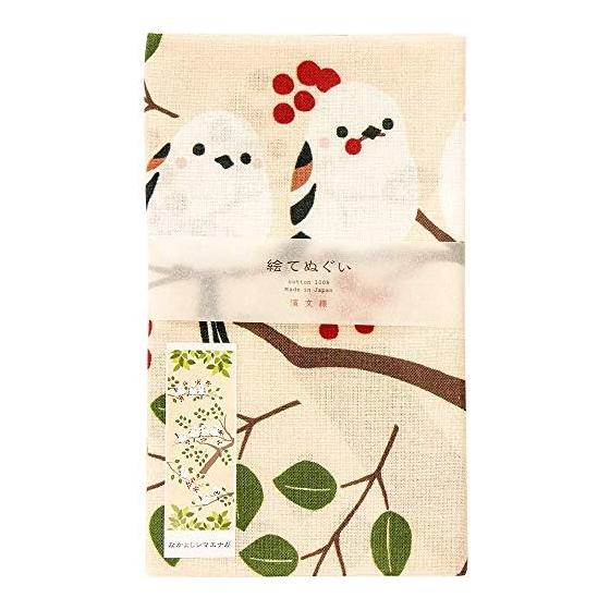 Hamamonyo Tenugui Towel: Nakayoshi Shimarin
