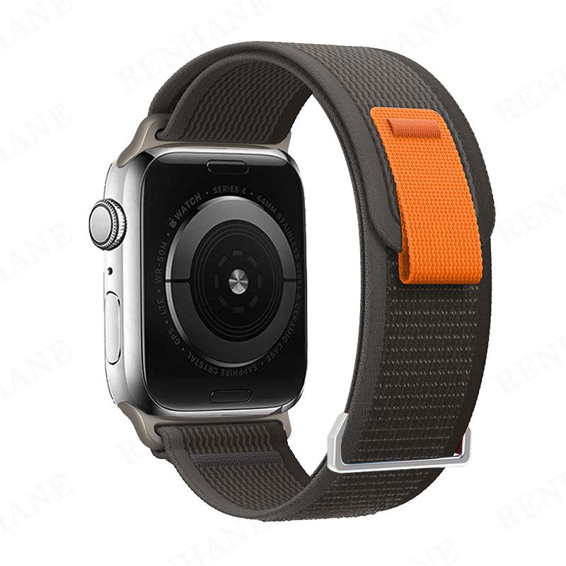 Nylon Trail Loop Strap for Apple Watch Bands 49mm 45 44 42 46 41 40 38mm Bracelet for iWatch Series 11 10 9 8 7 6 5 SE Ultra 3 2 3
