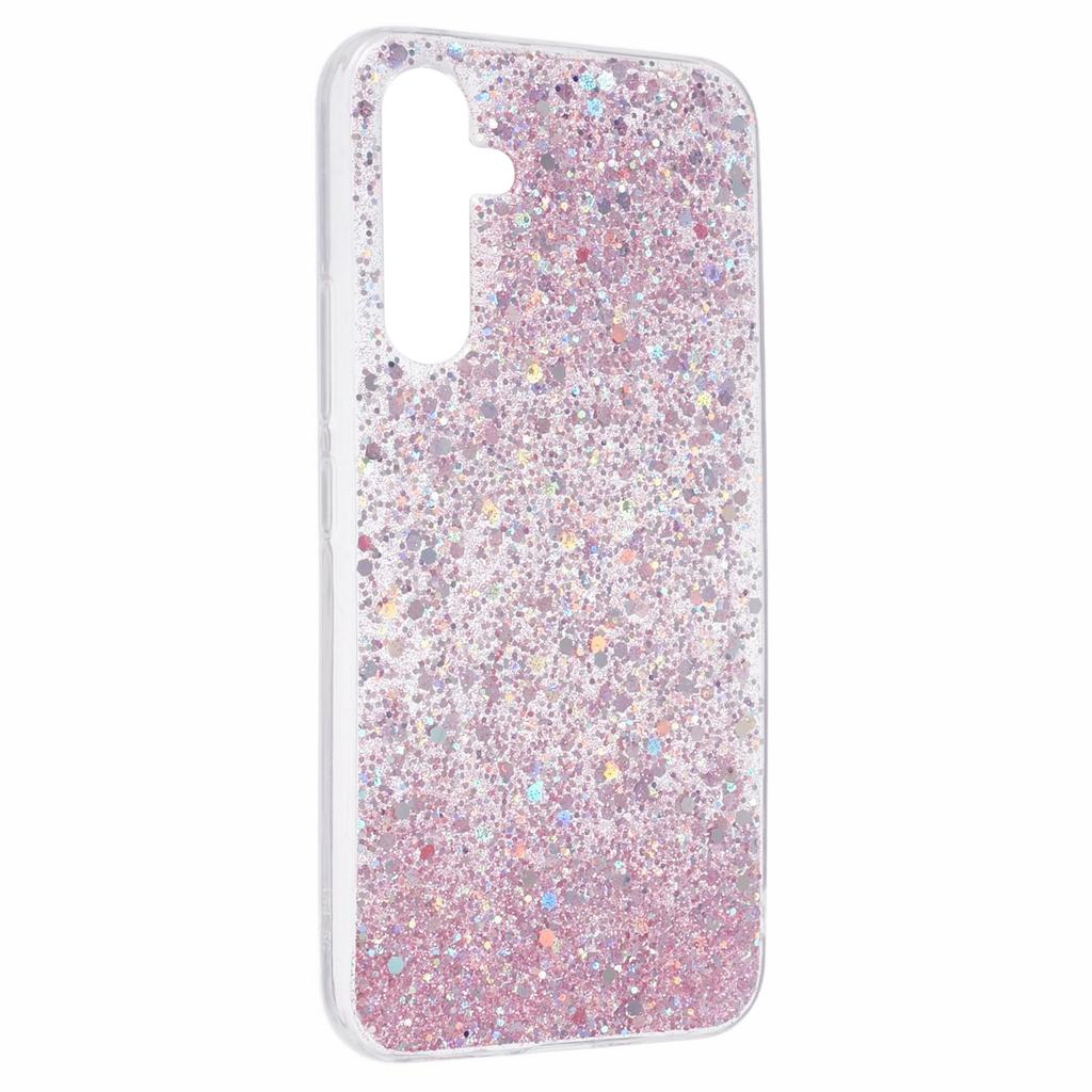 For Samsung Galaxy A24 4G (162.1 x 77.6 x 8.3mm) TPU Case Slim-Fit Glittery Phone Back Cover