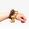 Nøtteskall Håndklokker Musikalsk Undervisningsverktøy Instrument Hjem Dekorative Klokker Tretur Elastisk Armbånd for Musikere