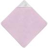Cape de bain - Interbaby - Éléphant - 100 x 100 cm - Coton - Rose/Blanc