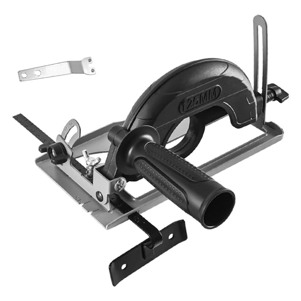 45°Adjustable Angle Grinder Holder Cutting Machine Slotting Bracket for 100 125 Grinder Cutting Machine Stands Angle Mill Tool