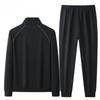 Spring Autumn Men's Tracksuit Cotton Sports Suit Sweatshirt  2-piece Set Middle-Aged And Elderly Casual Cardigan Hoodies Set