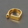 Jewelry Accessories Square Open Rings Metal Geometric Opening Square Zinc Zinc Alloy Ring Square Ring  Party