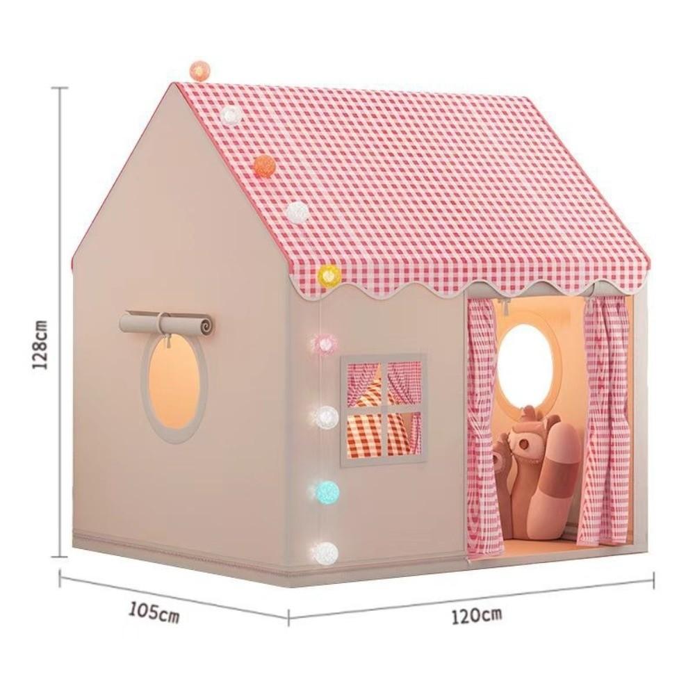 Double Curtains Kids Play Tent Foldable Toddler Tent Gifts Children's Castle Tent  Children Toys