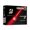 BRIDGESTONE TOUR B X Golf 2026 Mindset Balls, Model, 12-Pack, White, (B6WXJM)