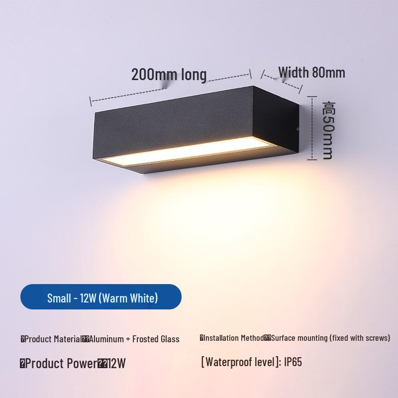 Creative Waterproof Wall Lamp for Living Rooms, Bedrooms, Hallways, and Staircases