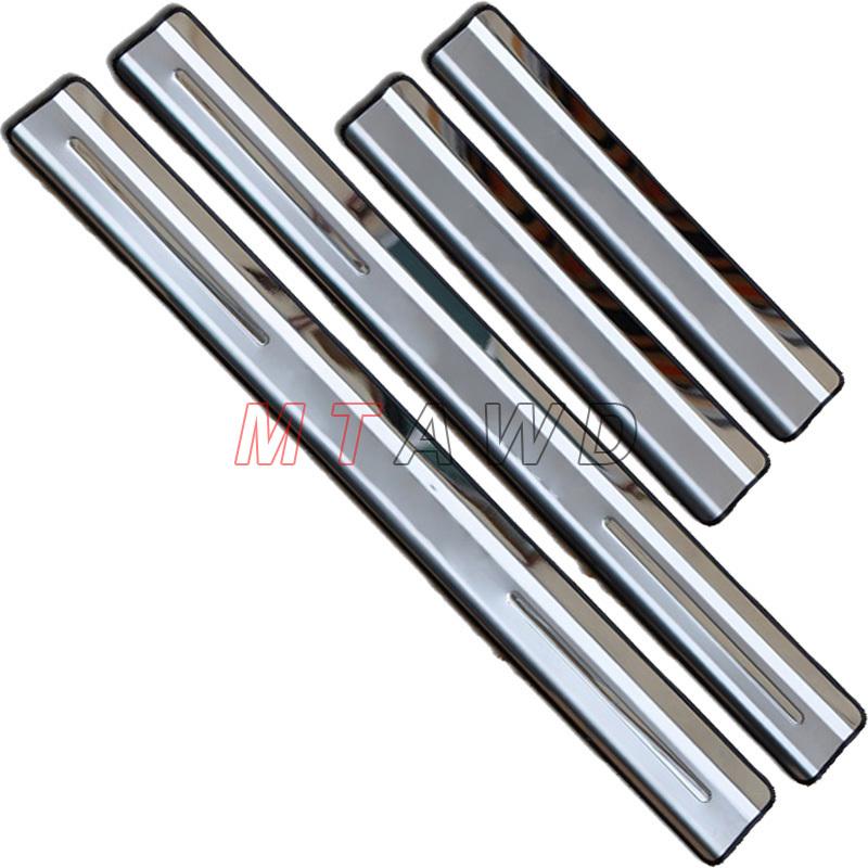 For Volkswagen/Vw Tiguan MK1 Accessory 2010-2014 2015 Stainless Chrome Car Door Sill Scuff Plate Protector Cover Trim Styling