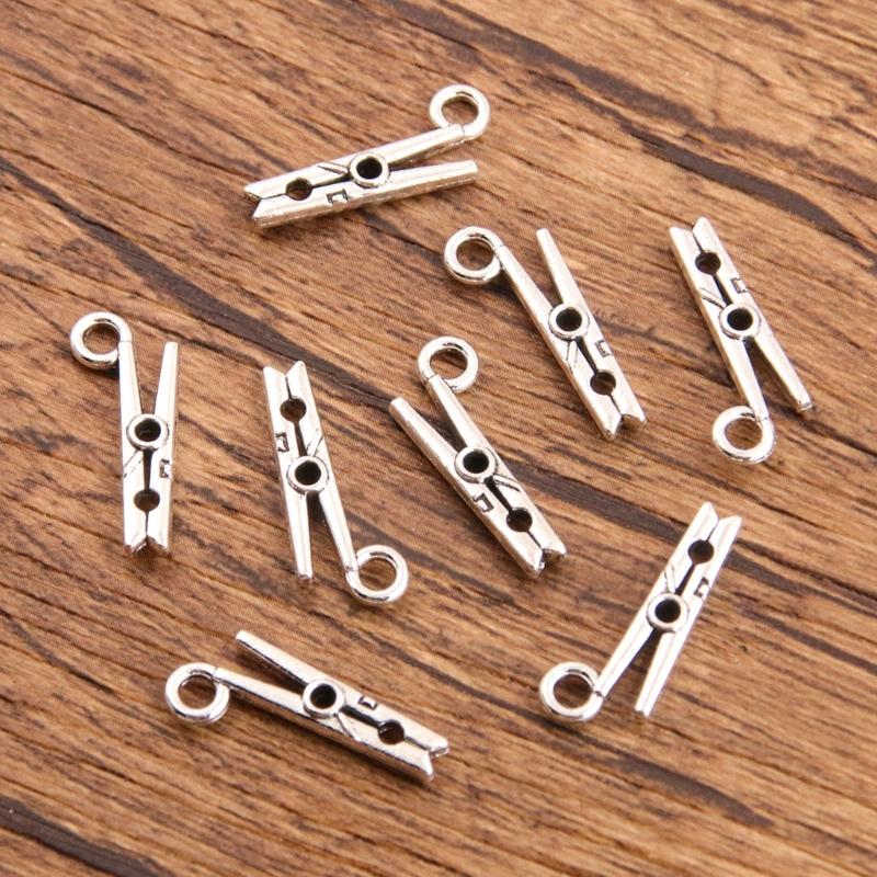 Pack of 30 Chic Silver Finished Antique Style Sewing Tools Pendants for Crafting Unique Jewelry and Accessories