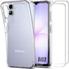 Coque de Protection - BOOLING - pour Samsung Galaxy A07 - Silicone Transparent - Anti-Rayures - 2 Vitres