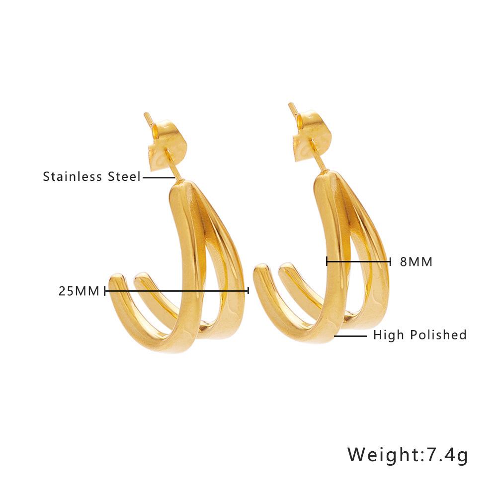 Cercei Trendy Personalizați, Cercei Stil Metalic, Cercei Răsuciți în Formă de Diamant