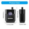 Compacts Rechargeable Air Pumps for Bicycles 150PSI Capacity Light Weight Plastic Construction Travel Cycling Essential