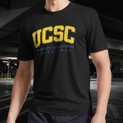 

UCSC - UC Santa Cruz - Curved College - 1900s Active T-Shirt Funny Size S to 5XL S