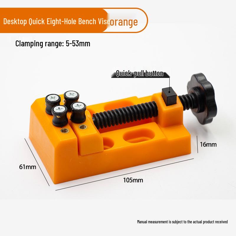 Wenwan Mini Flat Nose Bench Vise - Small Table Clamp for Woodworking & Engraving