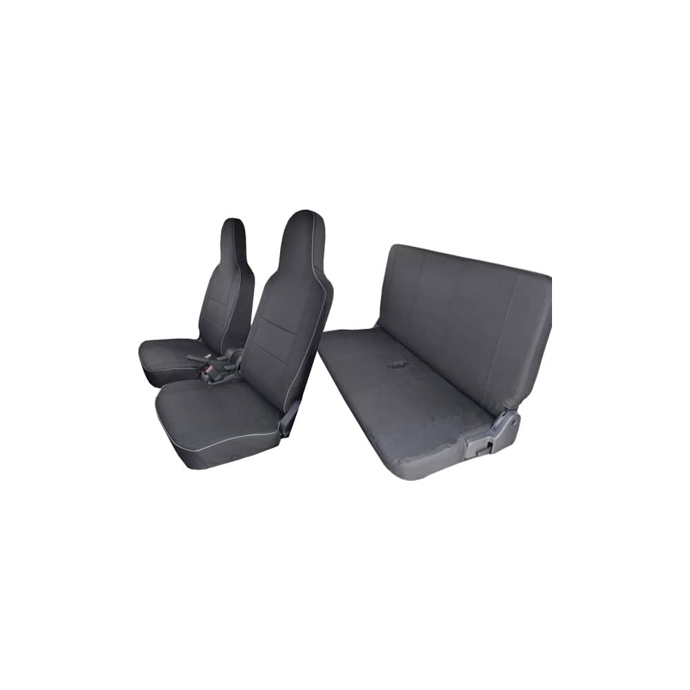 BONFORM Waterproof Seat Covers for Hijet Cargo/Pixis Van/Sambar Van, Black, M4-83/4475-45-08