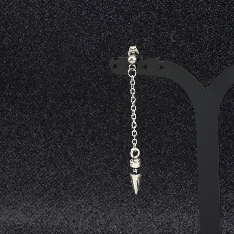 Cross Chain for Both and Accessories Both Liberty-M Earrings, Studs, Spikes, Ears, Women's Men's (for Ears)