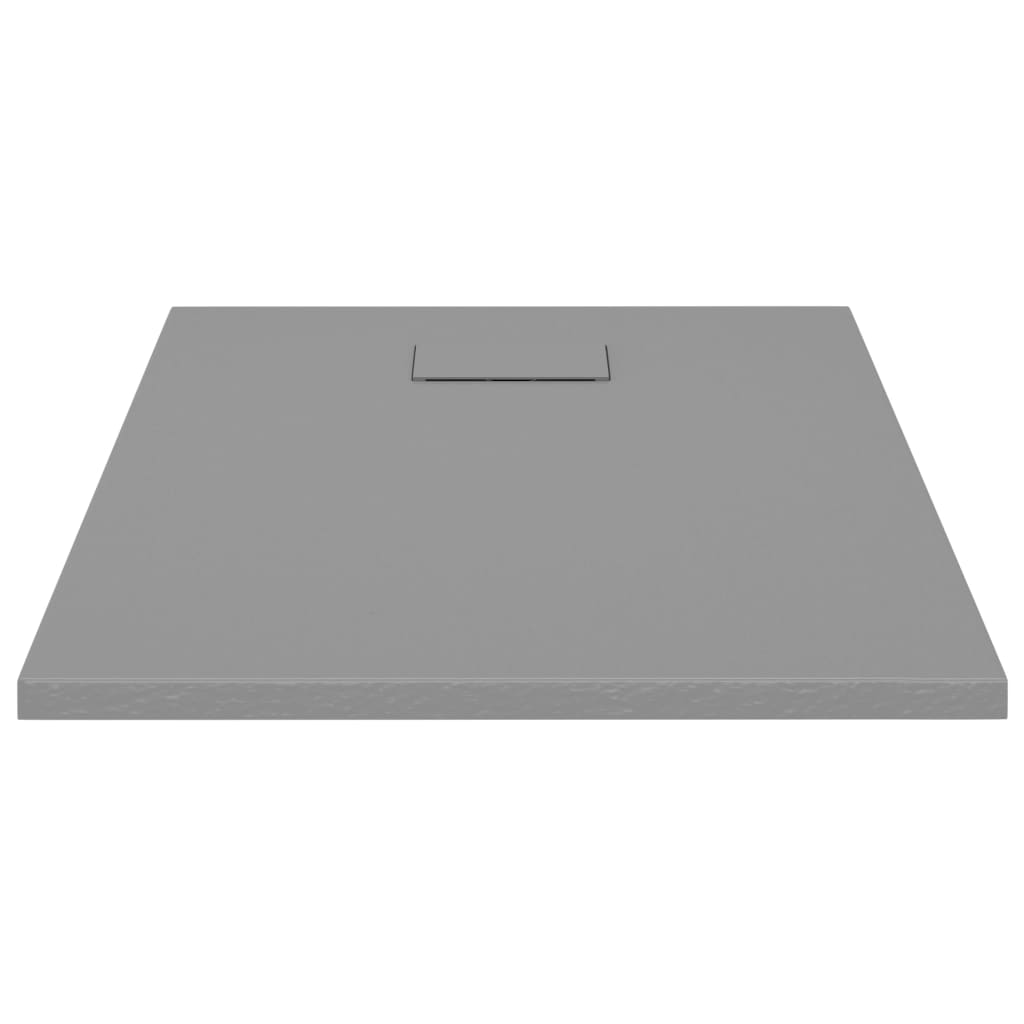 Vidaxl Shower Tray, SMC, Grey, 90 X 70 Cm