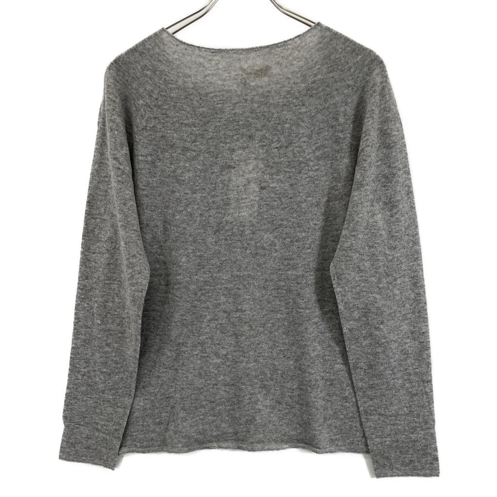 TOYOBOSHI SAROMA 14IT-PC3101 Cashmere 100% Gray Knit Tops Tops 4 grayUsed