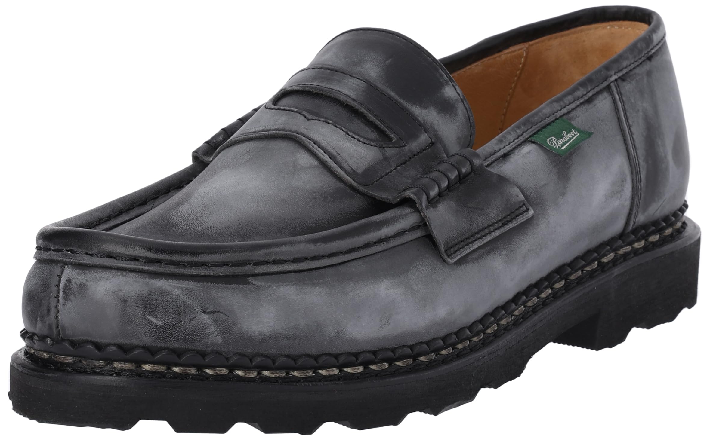 

Paraboot 099412 REIMS Size cm Men s Loafers, NOIR, 24.5 [Used]