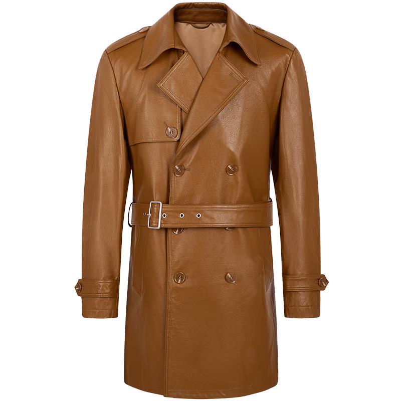 

Мужская куртка из натуральной кожи Giovanni Valentino 50（175/96A）