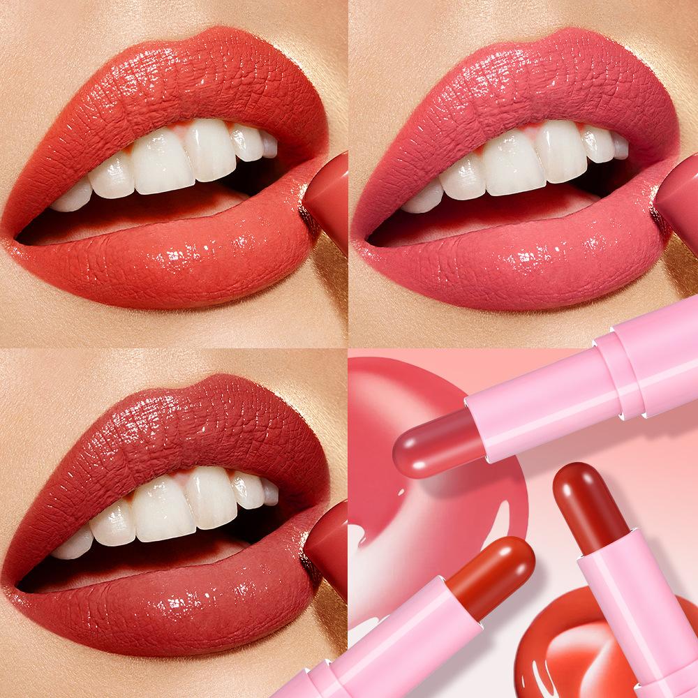 Nude Matte Lipstick Waterproof Nude Pink Lipsticks Not Fading Sexy Red Velvet Lipsticks for Women Make Up Lasting Lip Cosmetics