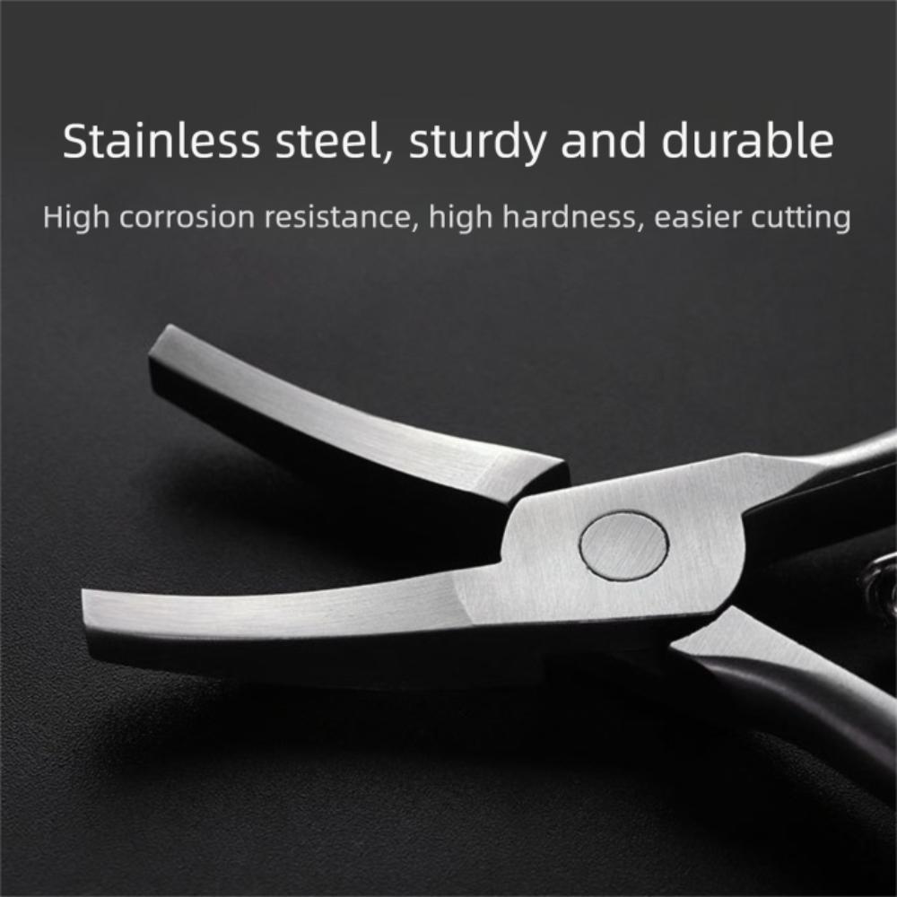 Plastic Handle Fishing Pliers Stainless Steel Scissor Hook Removers New Bait Line Cutter  Outdoor