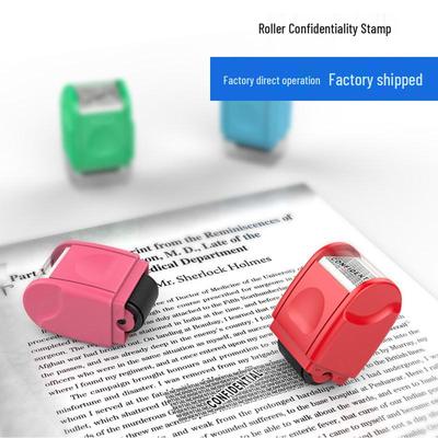 Privacy Protection Stamp Roller - Address Masking & Coding Pen for Confidential Info