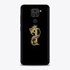 Shell For Xiaomi Redmi Note 11 10 9 8 7 Pro Max 9T 8T 9S Case for Redmi 10 9 8 9C 9A 8A 7A Luxury Golden yellow Crown Letter A-Z