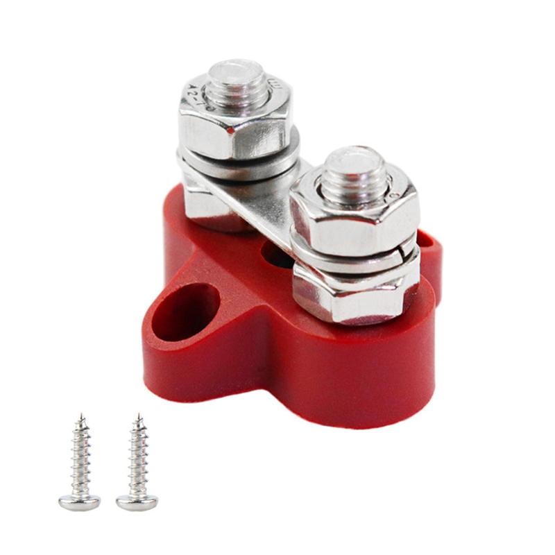 

12 В/24 В 2-канальная шина распределения питания для авто, морской лодки красный