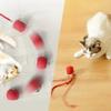 Palla Giocattolo Interattiva per Gatto, Palla Rotolante Automatica con Coda, Giocattolo Interattivo Ricaricabile per Animali Domestici, Topo Intelligente per Gatto